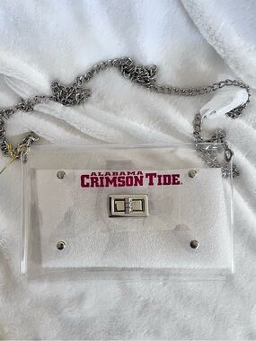 Clear Alambama Crimson Tide bag